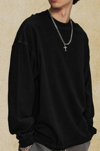 Men's Round Neck Long Sleeve T-Shirt